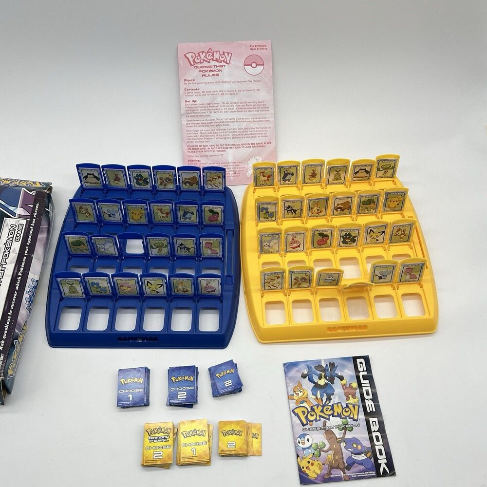 Pokemon Diamond and Pearl Guess that Pokemon Game 99.9 Complete Pressman 2008